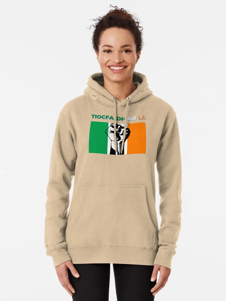 Tiocfaidh ár lá - irish flag green white orange raised fist our day will come Classic T-Shirt