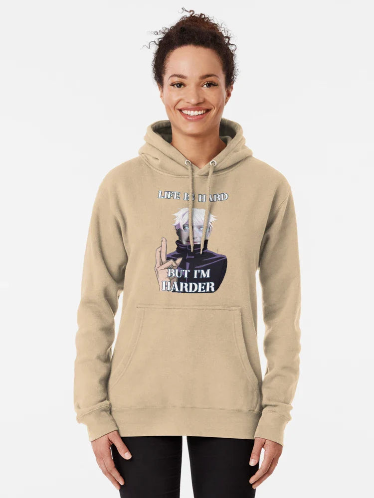 life is hard but im harder mark satoru Classic T-Shirt
