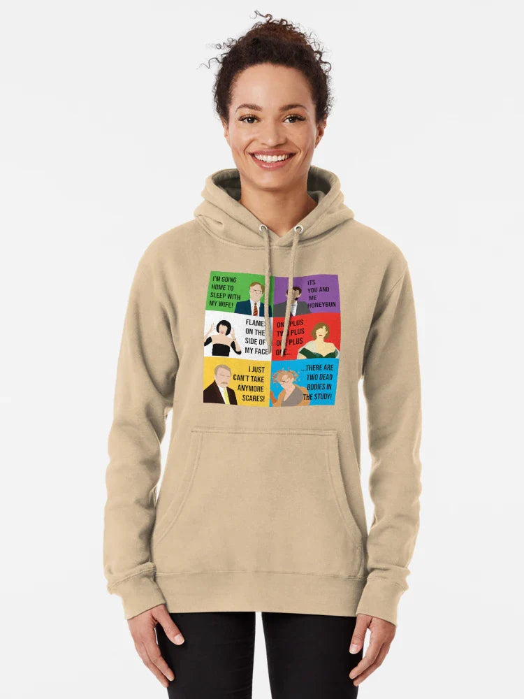 Illustrated Clue Movie Character Quotes Classic T-Shirt