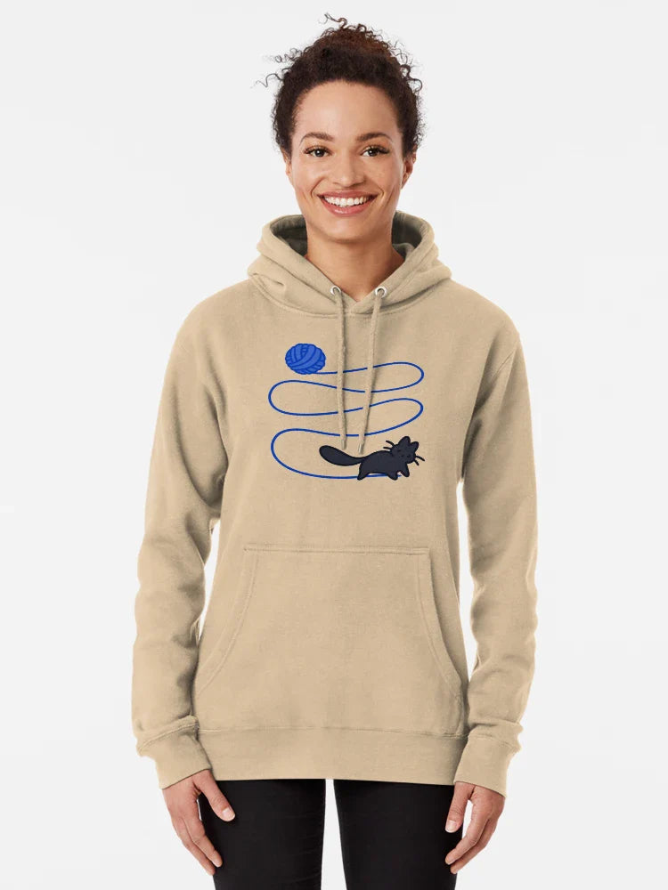 Yarn Cat (blue) Classic T-Shirt