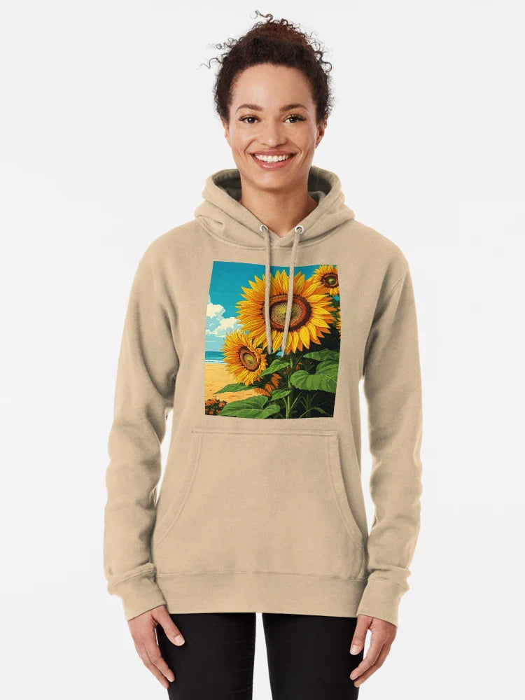 Vintage Sunflowers Poster - Retro Mediterranean Vibe Classic T-Shirt