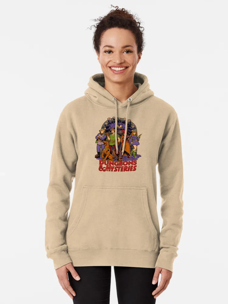 Dungeons and Mysteries - RPG Vintage Dog Cartoon Classic T-Shirt