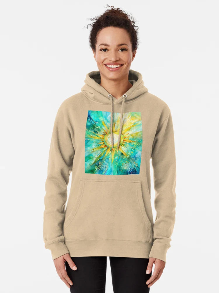 Cool Abstract Sun in the Ocean  Classic T-Shirt