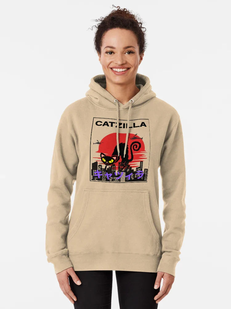 CatZilla â€“ Kawaii Kaiju Cat in Tokyo Sunset T-Shirt Classic T-Shirt