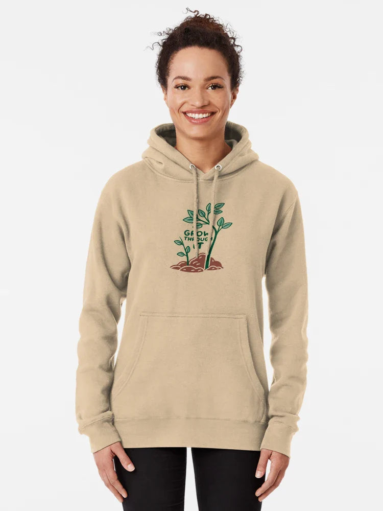 Plant Sprout Motivational (Grow Through It) Minimalist Classic T-Shirt