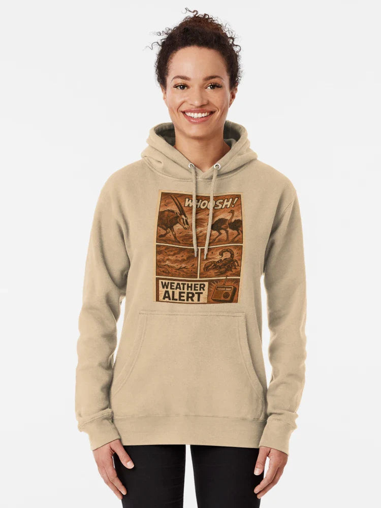 Desert Storm Chaos – Wildlife Weather Alert Comic Classic T-Shirt