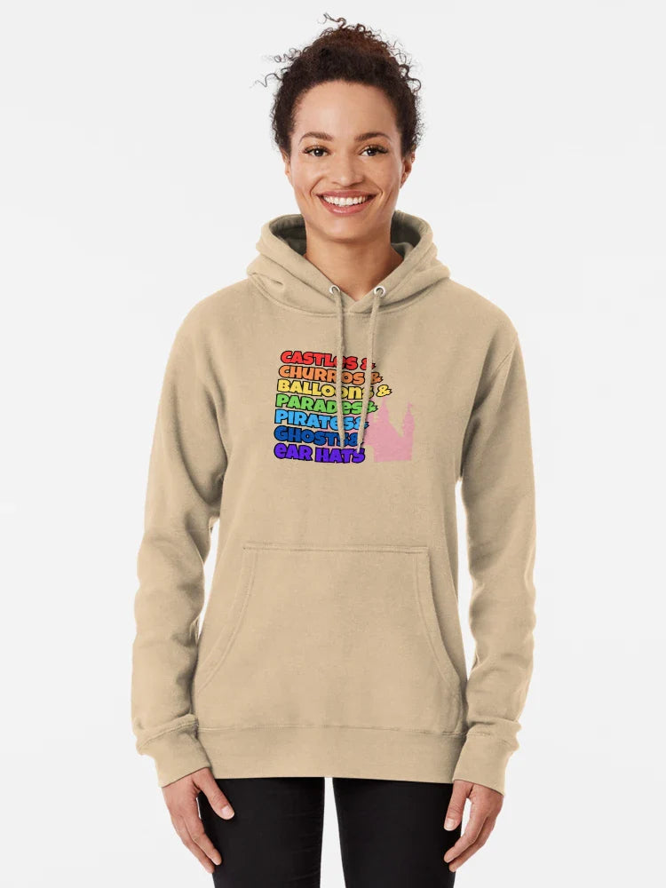 Theme Park Rainbow Icons Classic T-Shirt