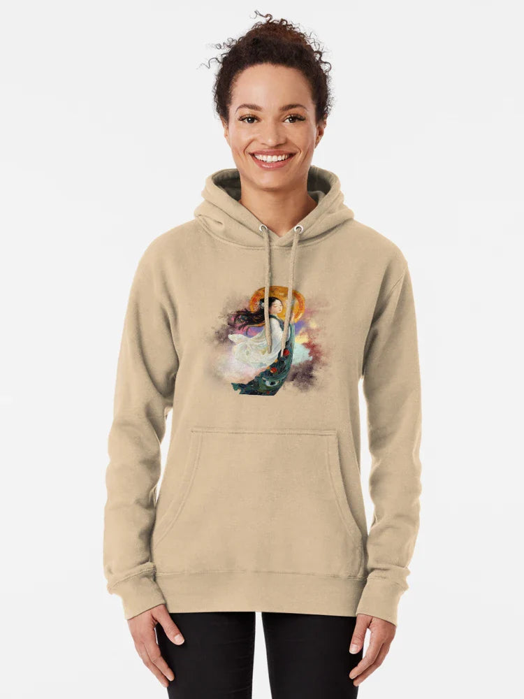 Serene Asian Beauty - Whimsical Watercolor Art Print Classic T-Shirt