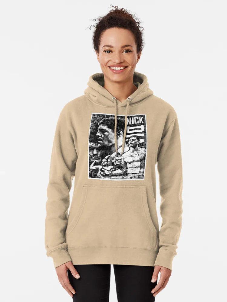 Nick Diaz Black and White Drawing Classic T-Shirt
