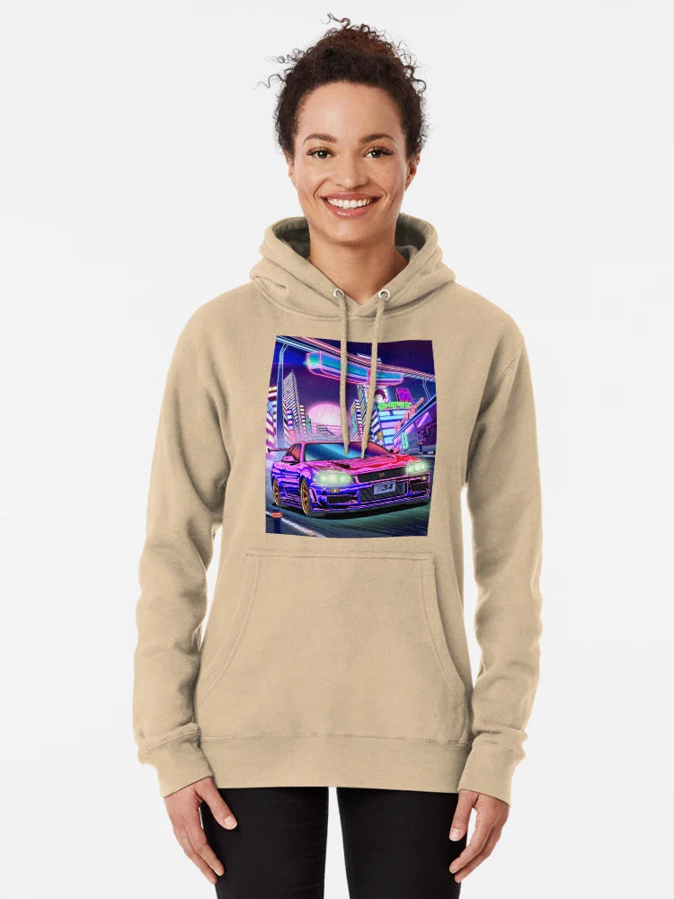 Nissan Skyline GT-R R34 Vaporwave Classic T-Shirt