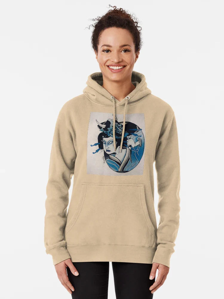 Geisha with Hannya mask Classic T-Shirt