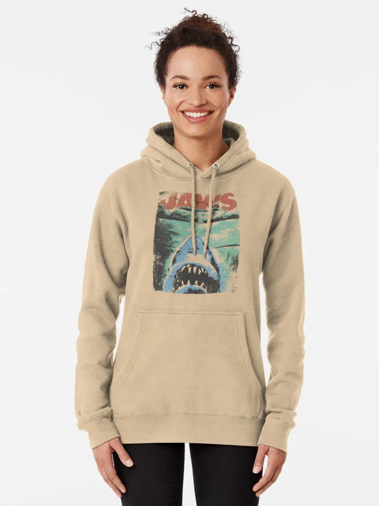 Jaws Distressed Retro Movie Poster Classic T-Shirt