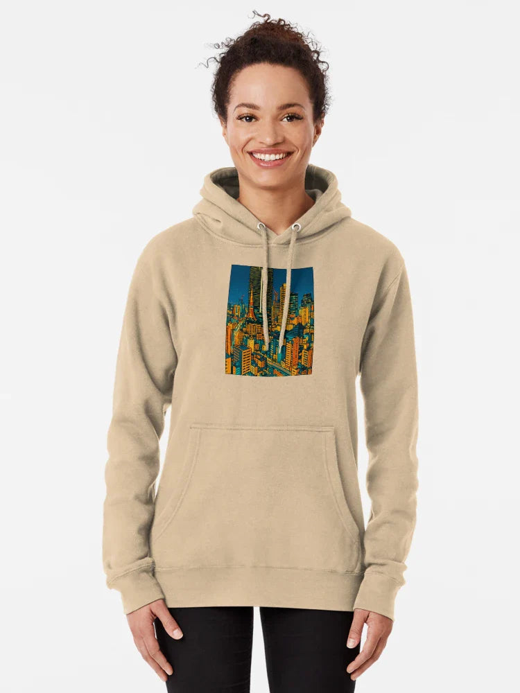 Tokyo Nightscape Art | Neon City Vibes - Retro Urban Glow Classic T-Shirt