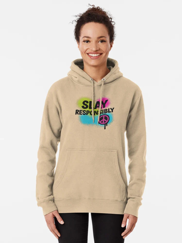 Slay Responsibly – Bold Pop Art Classic T-Shirt