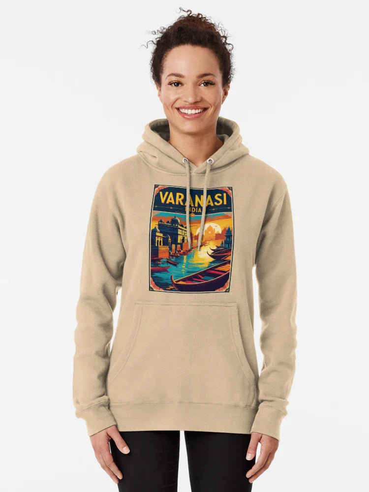 Varanasi India Vintage Travel Tourism  Classic T-Shirt