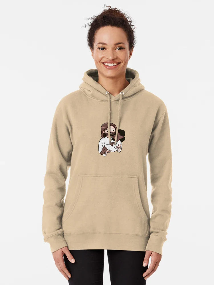 jesus holding a african-woman Classic T-Shirt