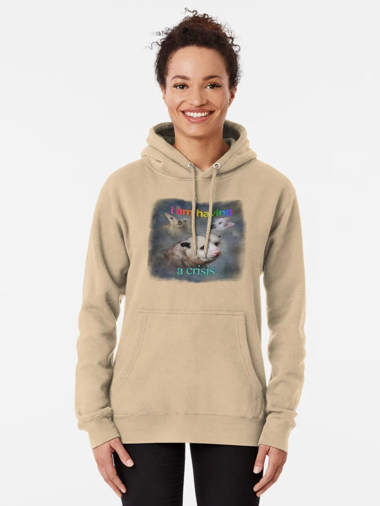 I am having a crisis possum word art Classic T-Shirt