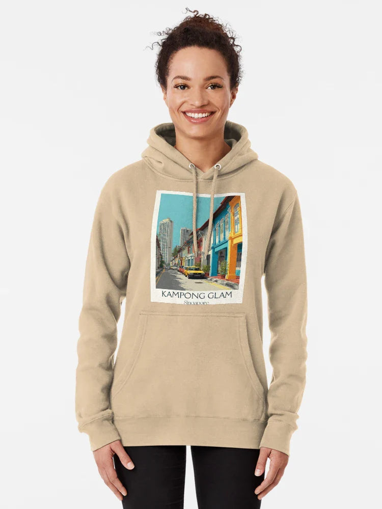 Kampong Glam Poster – Bright Lanes & Sultan Mosque View Classic T-Shirt
