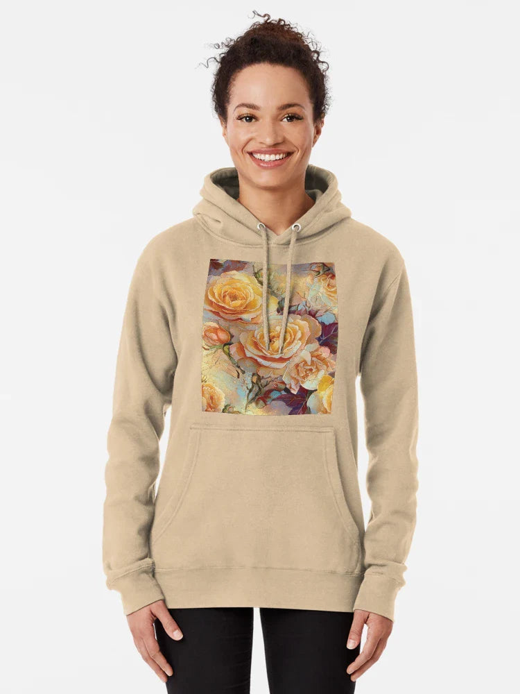 Delicate Pearlescent Rose Florals Classic T-Shirt
