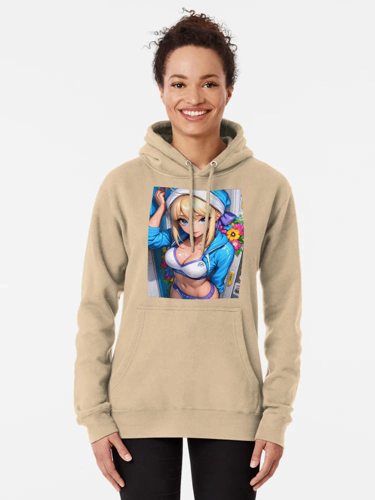 Saber Fate Stay Night Blue Bikini Blonde Girl Vending Scene Classic T-Shirt