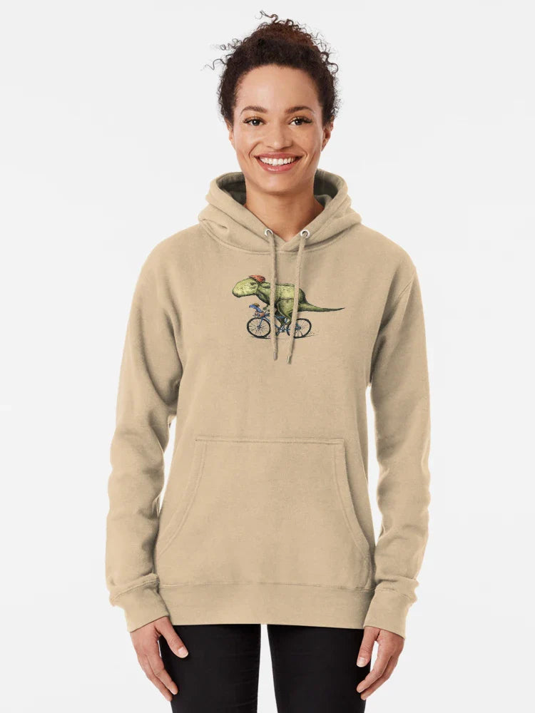 T-rex Bikers, Bicycle Riding Dinosaur Design Classic T-Shirt