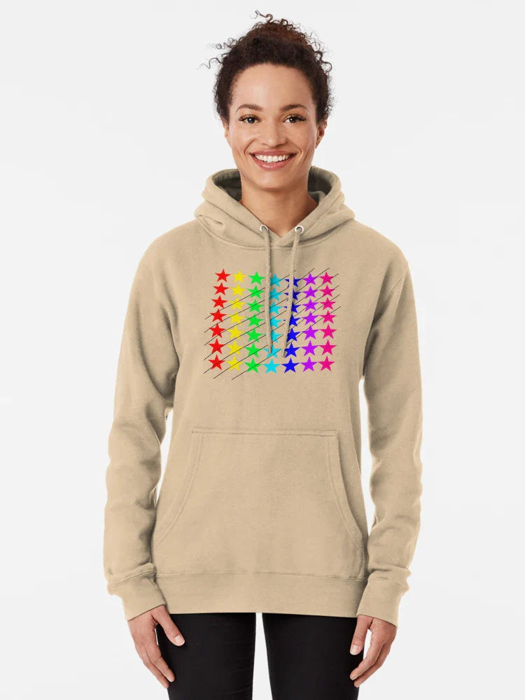 Rainbow Stars Aesthetic – Colorful & Whimsical Design for Dreamers and Creatives Classic T-Shirt