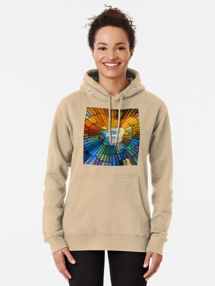 Stained Glass Effect with Motivational Quote Classic T-Shirt