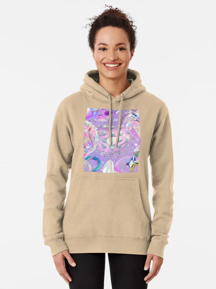 Y2K Holographic Dreamscape - Pastel Galaxy Vibes Classic T-Shirt