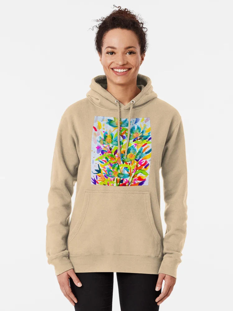 explosion de fleurs bleues Classic T-Shirt