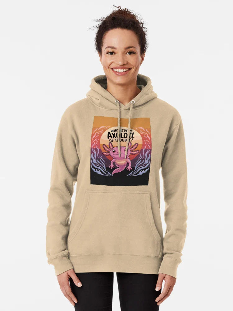 Who Is Axolotl of Trouble? – Fun & Quirky Axolotl Design Classic T-Shirt