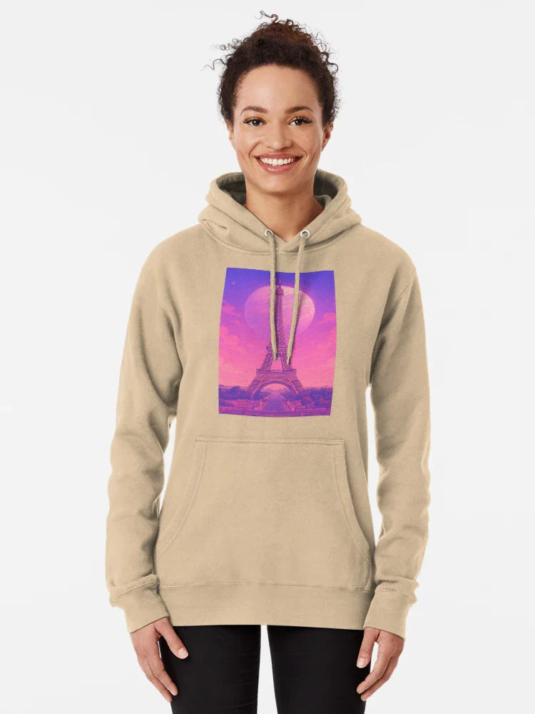 Eiffel Tower Planet Fantasy Aesthetic Classic T-Shirt