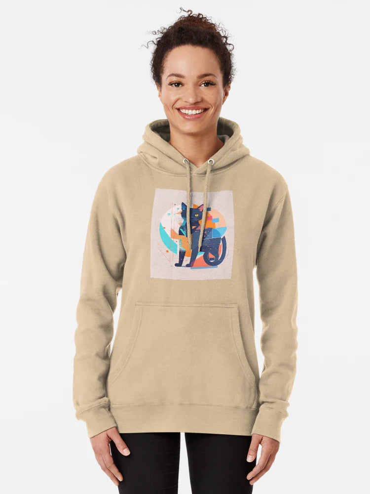 Art Deco Black Cat Classic T-Shirt