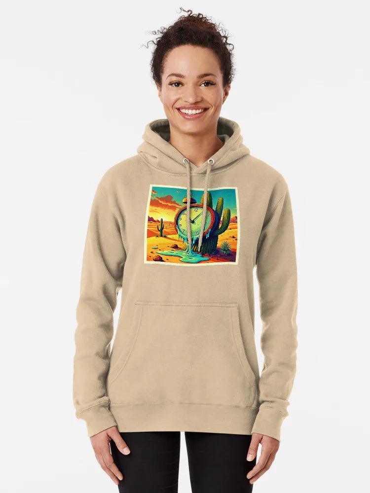 Desert Time Melts Away Clock Classic T-Shirt