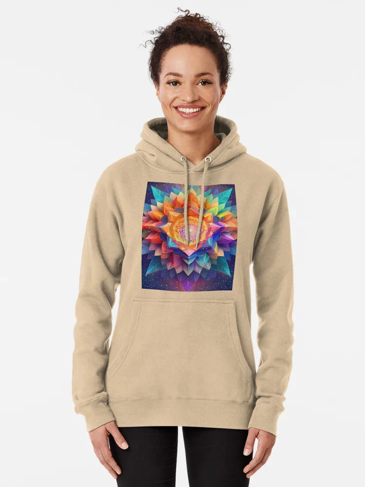 Beautiful and heavenly mandala art, kaleidoscope of shapes, origami Classic T-Shirt