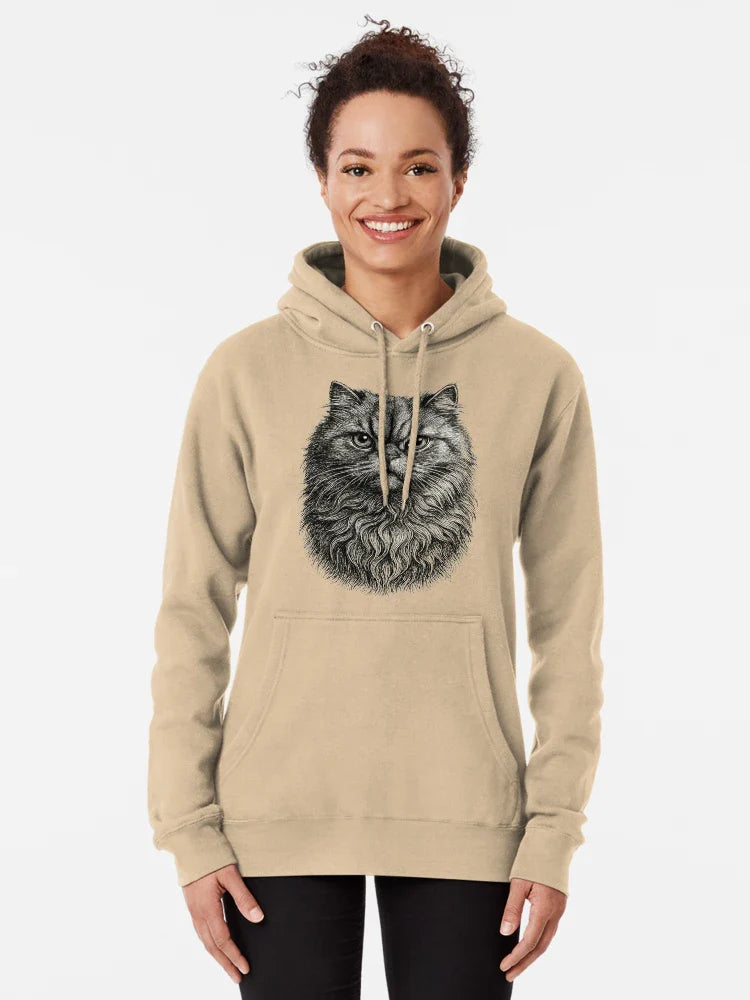 Persian Cat Engraving Vintage Style Art Classic T-Shirt