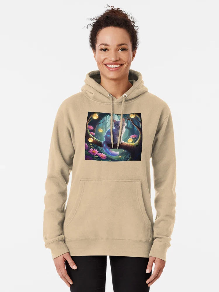 Cute super beautiful cat sitting on a branch Classic T-Shirt