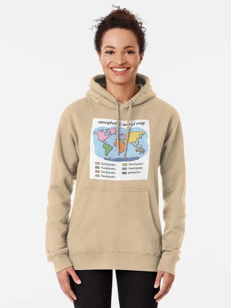 xenophobic world map Classic T-Shirt