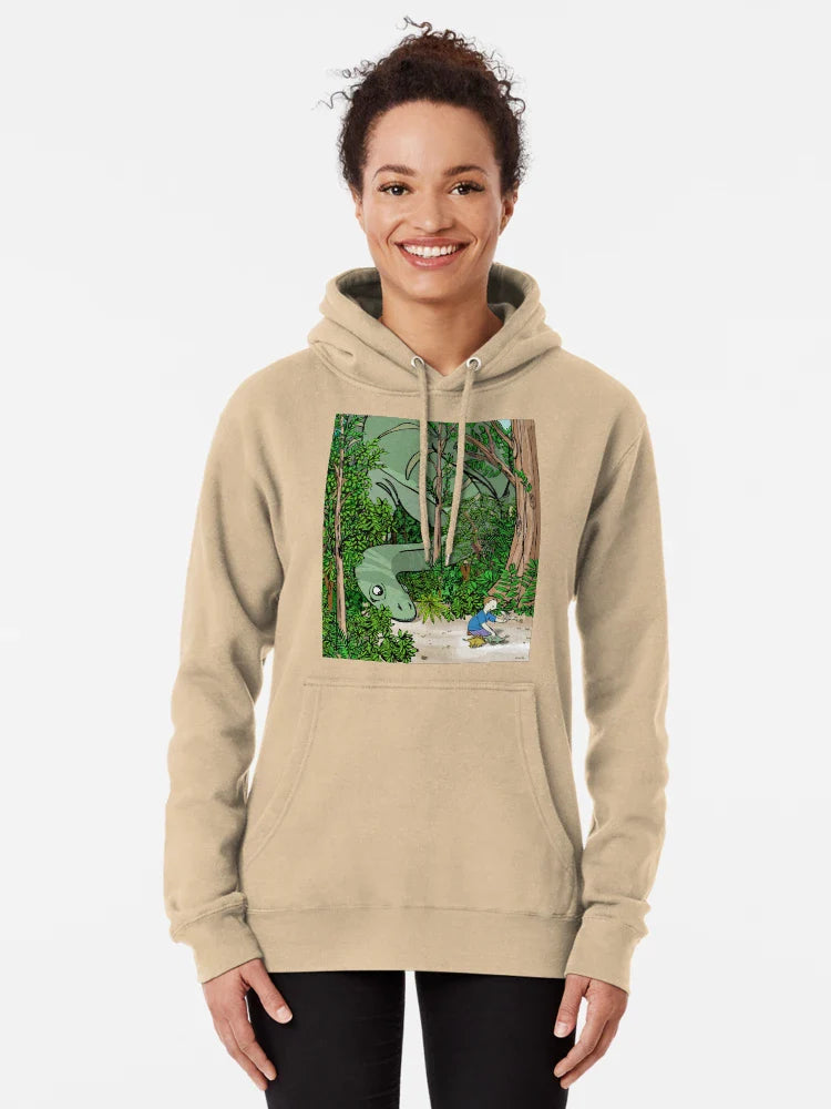 Big Dinosaur Watches Boy Play with Toy Dinosaurs Classic T-Shirt