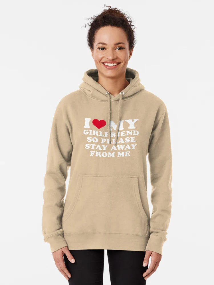 I Love My Girlfriend So Please Stay Away From Me Funny   Classic T-Shirt
