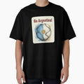 Go Argentina Soccer Ball Flag | Argentinian Football Fan Graphic Tee by PryntedLabs