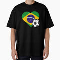 Brazil Soccer Heart Design by FinalScoreClub
