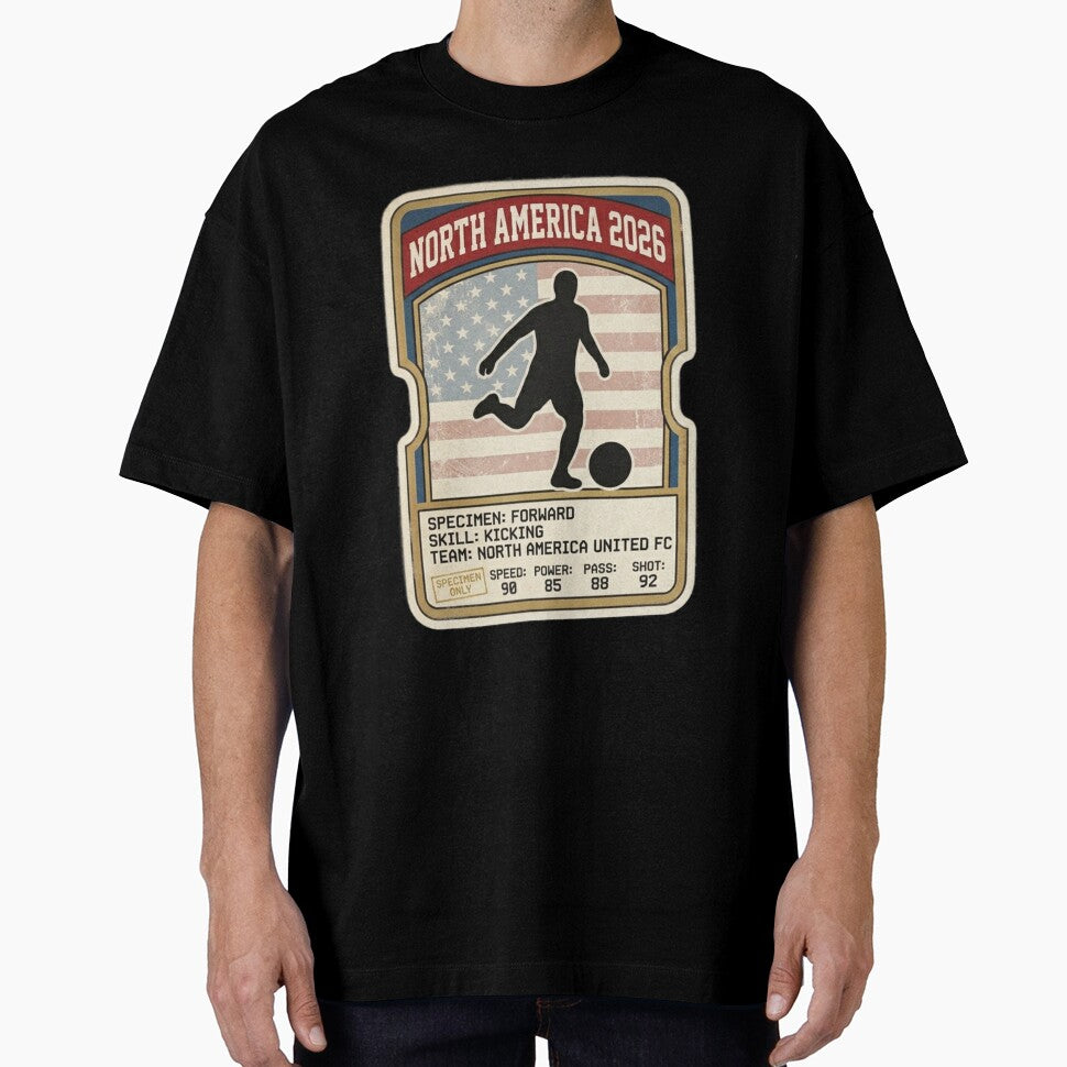 North America 2026 Vintage Football Player Card by Silent-Words