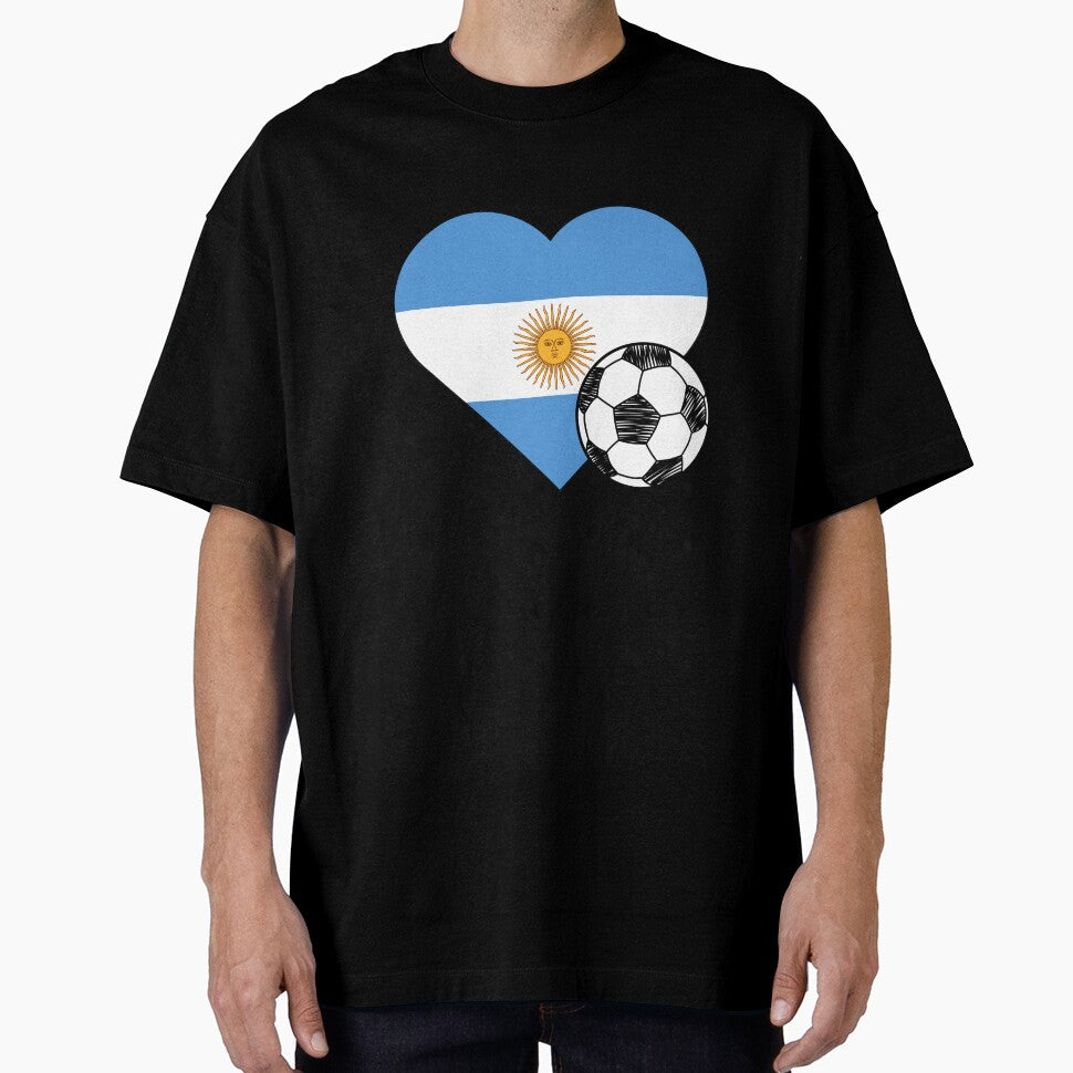 Argentina Soccer Heart Design by FinalScoreClub