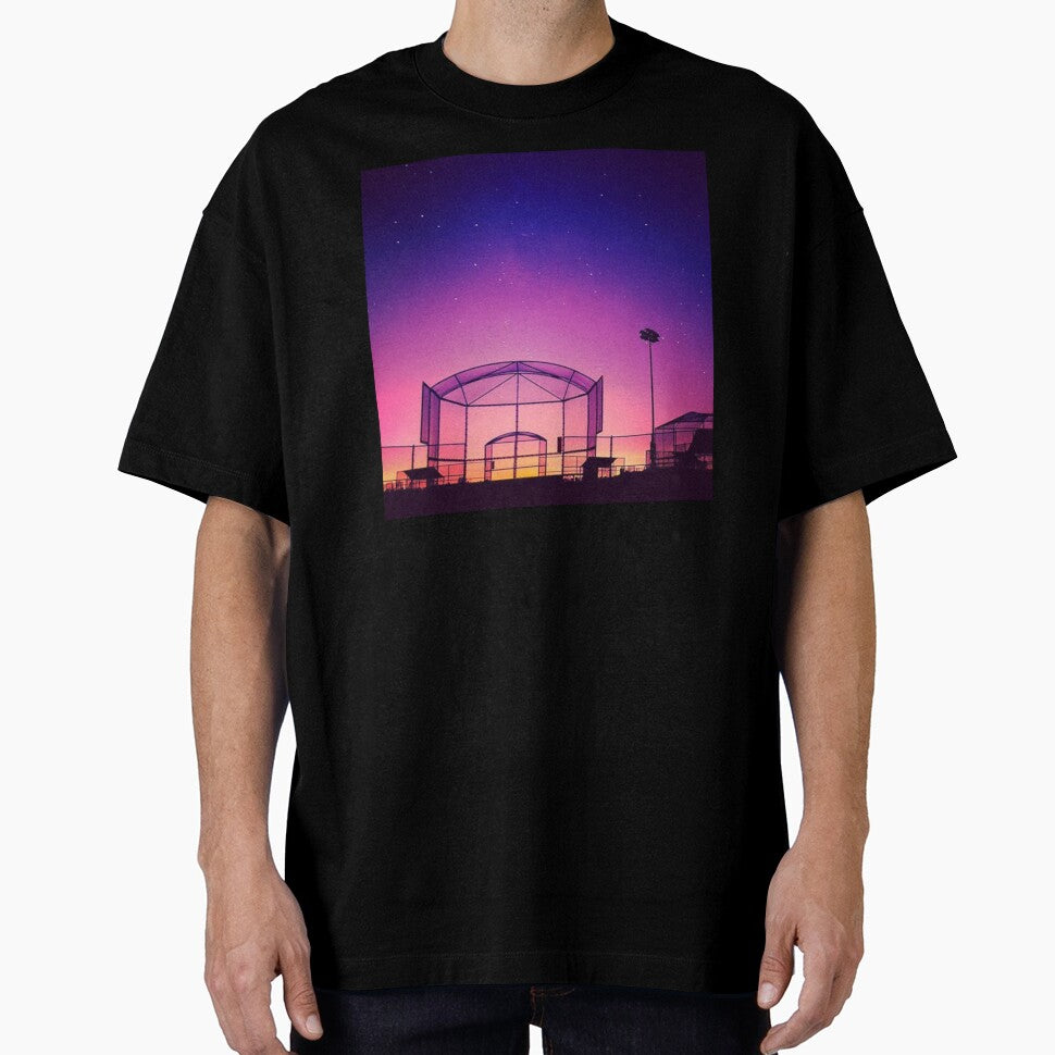 Purple Sunset And Baseball by iamdesigns14
