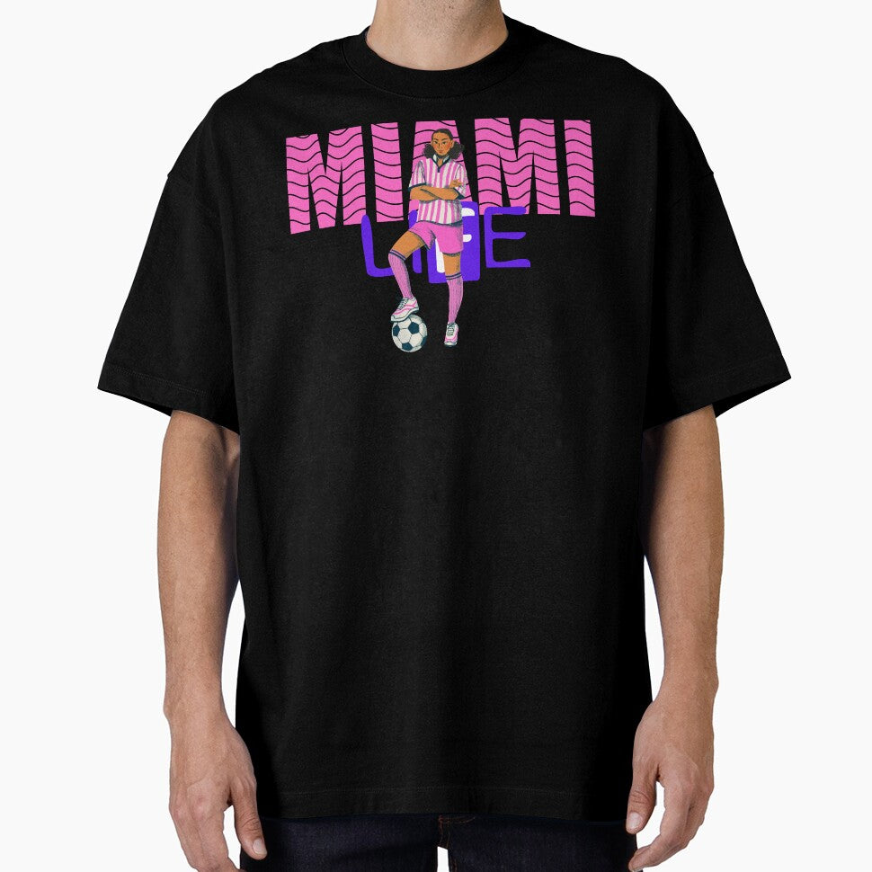 Soccer in Miami a woman player by Shinetroves