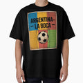 Argentina La Boca 2026 Vintage Football Poster - Buenos Aires Caminito World Cup Football Fan Design by SofDelAtlas