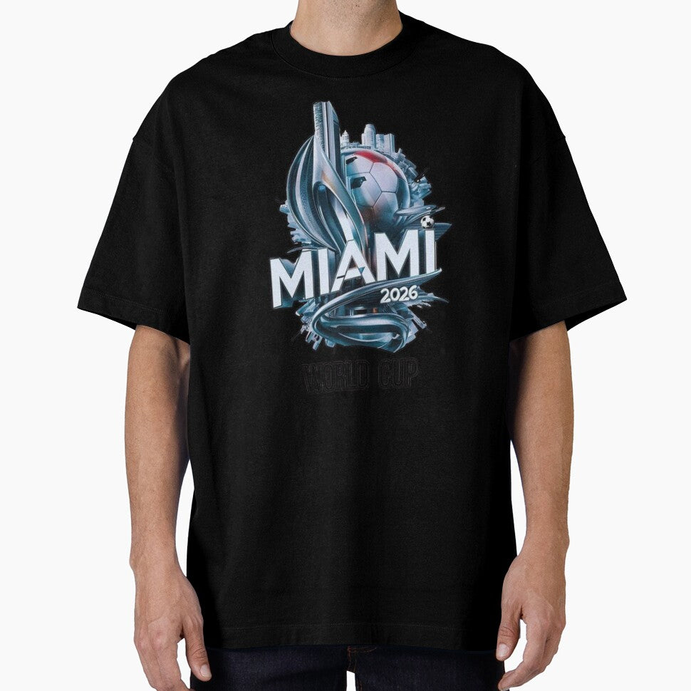Miami World Cup 2026 Futuristic Soccer Art by Bulk store