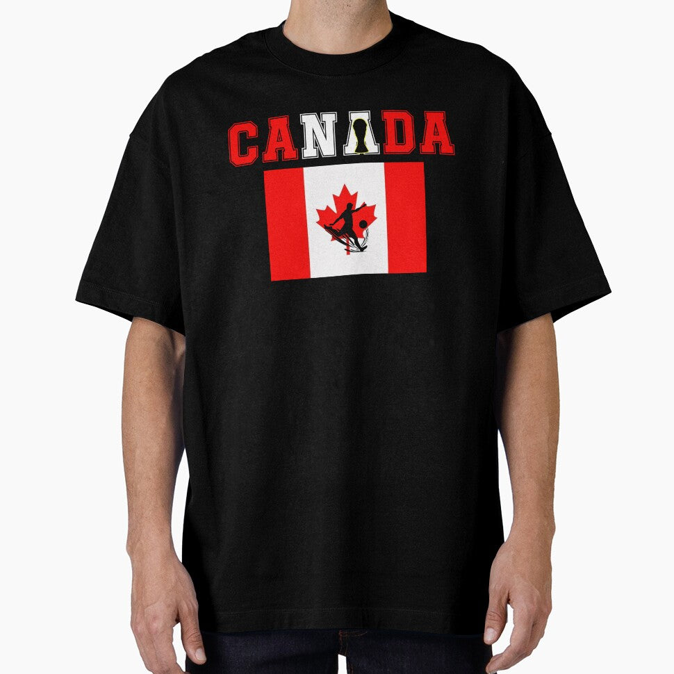 Canadian Football Supporter Vintage Soccer Design by QuiteOrbit