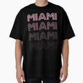 Miami Soccer Retro Style Color Fade Futbol Club by equabdashblanx