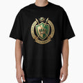 Golden Tournament Football Crest - Elegance and Victory Emblem by M.Store